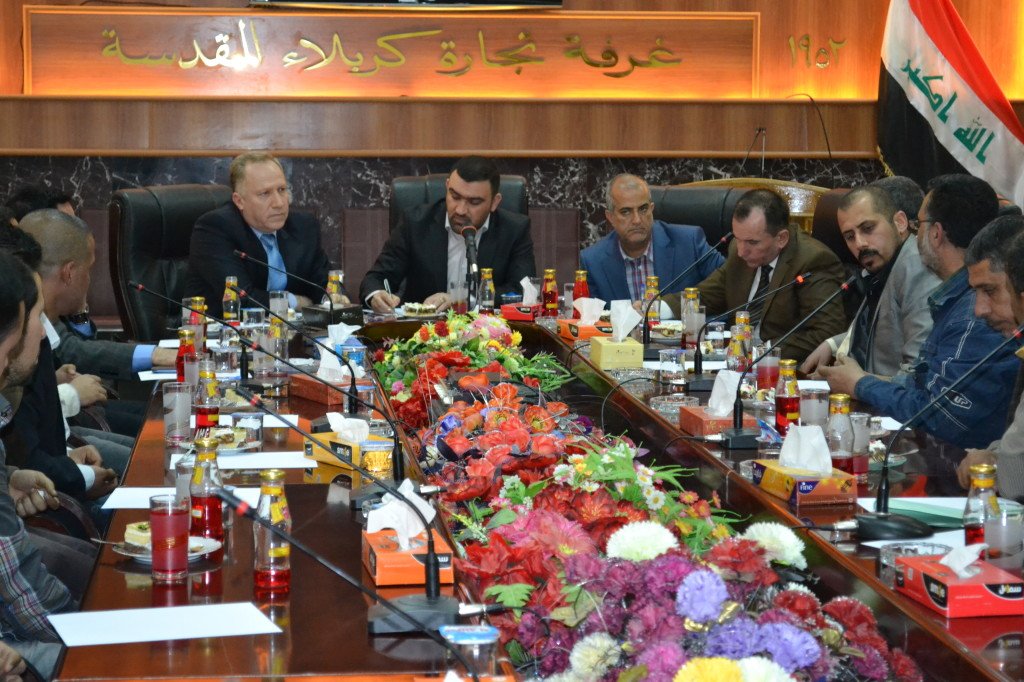 غرفة تجارة كربلاء تحتضن تجار المحافظة المتضررين